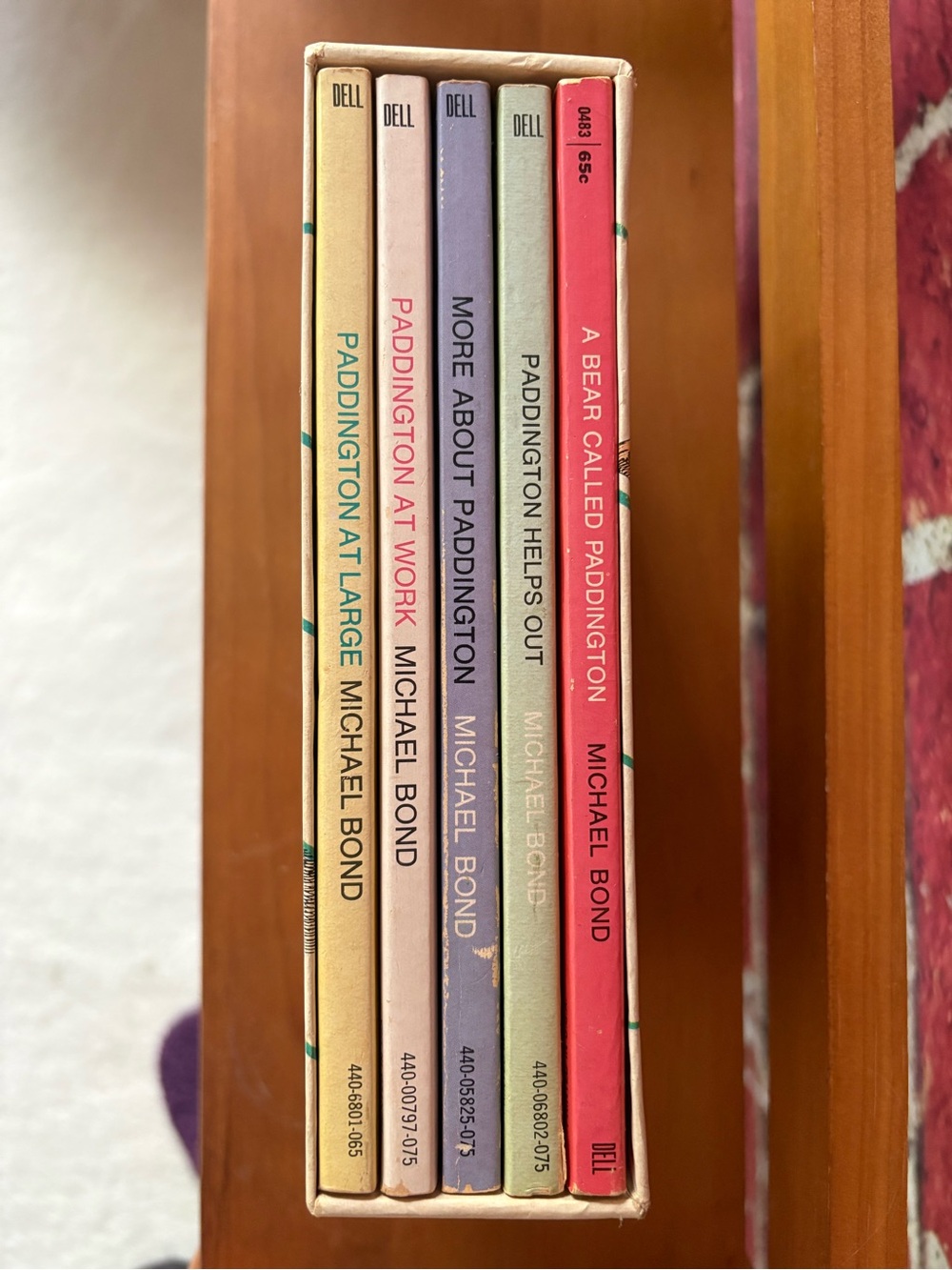 Vintage Set of Paddington Paperback Books